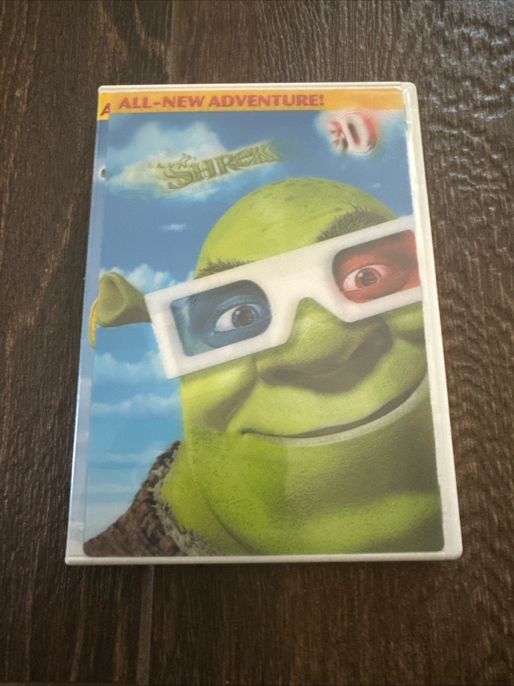 Shrek 3D DVD - Green Character Cover
